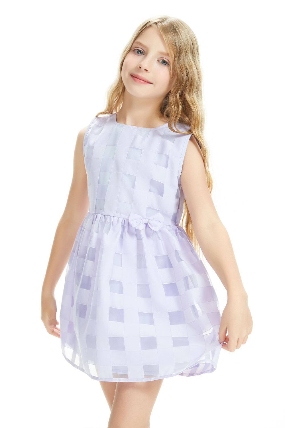 Dress 4t Child Girls Tulle Pageant Dress Party Bow Knot Fly Sleeve Cosplay Costume Gown Dresses Chiffon Dress For Girls (Pink, 2-3 Years