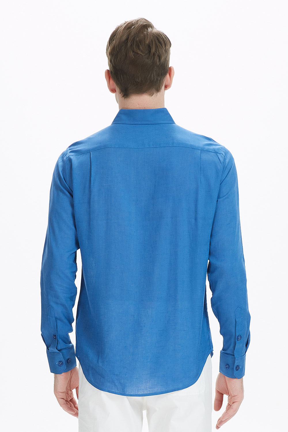 Light Navy Shirt For Men